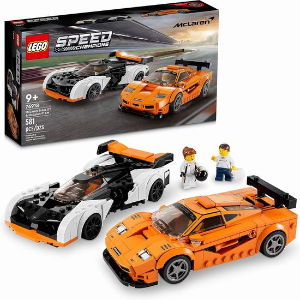 581件$29.86LEGO 乐高 赛车系列 迈凯伦 Solus GT 与迈凯伦 F1 LM