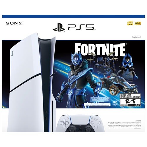 PlayStation 5 Slim 主机-Fortnie Cobalt Star捆绑包 