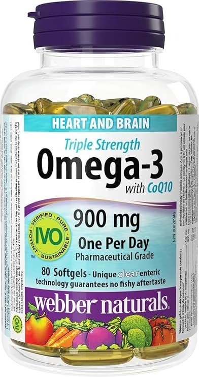 Webber Naturals Omega-3 含辅酶 Q10 