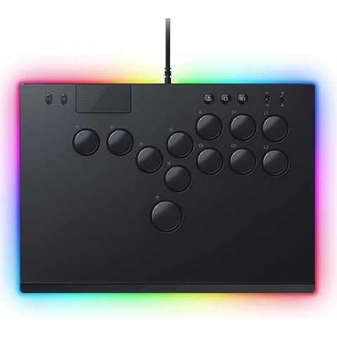 Razer Kitsune  全按钮街机控制器 适用于 PS5 / PlayStation 5 和 PC - 薄型光学开关