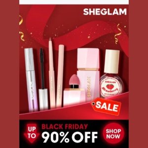 黑五价：Shein 美妆大促 SHEGLAM 哑光液体腮红$5 高光笔$2