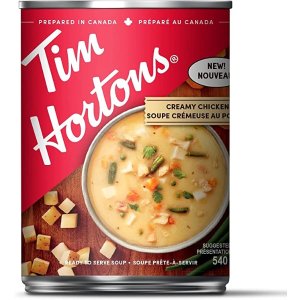 买5罐享9.5折！Tim Hortons 鸡肉奶油浓汤