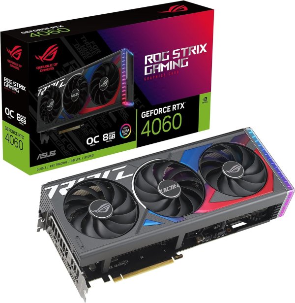 ROG信仰加持🔥Asus RTX 4060 旗舰性能 DLSS 3加持