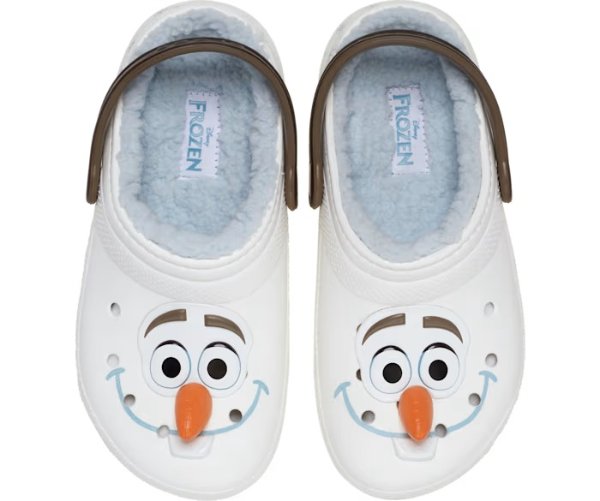 Disney Frozen Olaf 小童加绒洞洞鞋