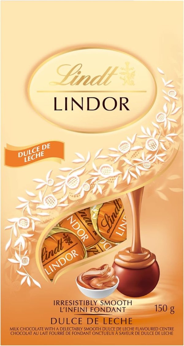 Lindt LINDOR 焦糖牛奶巧克力球 150g