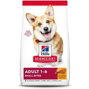 Hill's Science Diet成年犬小块鸡肉和大麦配方干狗粮 2.26kg