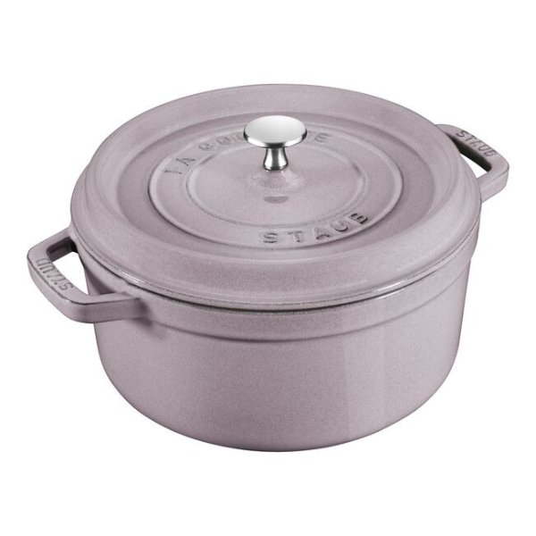 Staub La Cocotte 3.7 升铸铁圆形 Cocotte，樱花