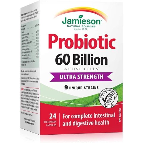 Probiotic 600亿加强型9种益生菌胶囊24粒