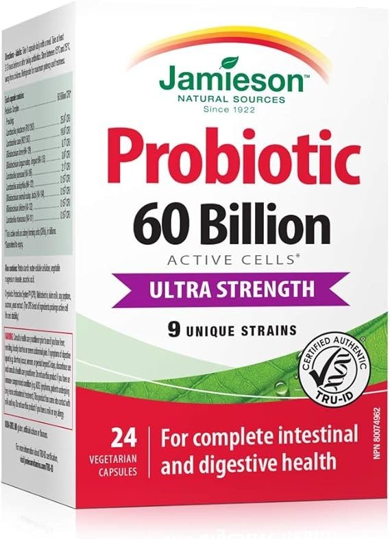 Probiotic 600亿加强型9种益生菌胶囊24粒