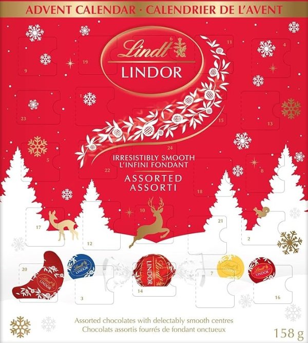 Lindt LINDOR 倒数日历 158g