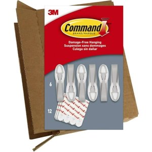 Command 电线收纳捆绑器 可承重2磅 免工具安装