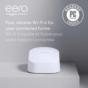  Amazon eero 6 双频 mesh Wi-Fi 6路由器 放大器