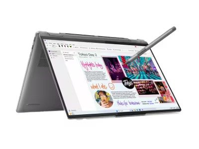 Yoga 7 2合1 轻薄本 (16” Ryzen™ 7 8840HS, 16 GB LPDDR5X-6400MHz, 1 TB SSD, AMD Radeon™ 780M显卡)