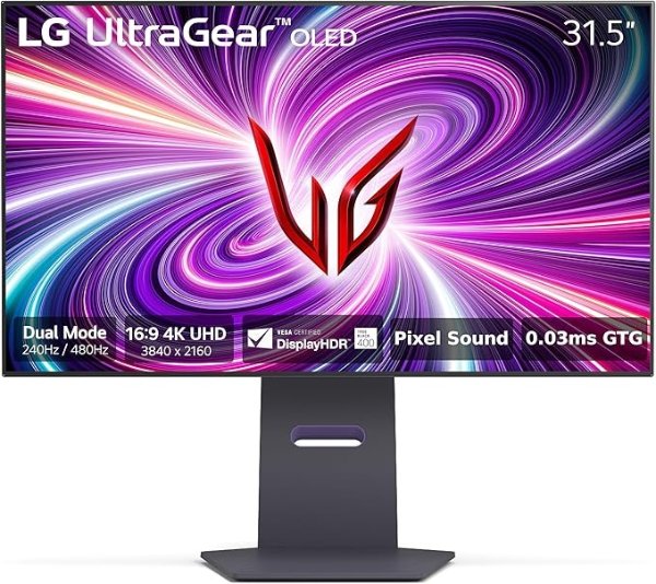 32 英寸 Ultragear™ OLED 游戏显示器 配备双模式和像素声音