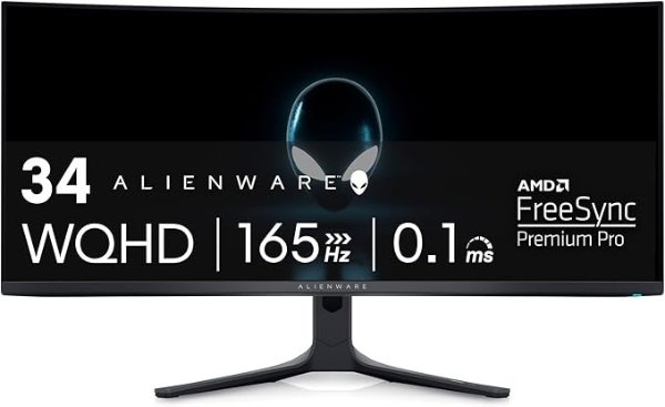 Alienware 34 英寸曲面 QD-OLED 游戏显示器 - AW3423DWF 