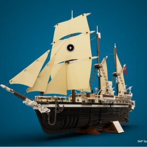 LEGO官网 年度压轴大作 坚忍号探险船 10335