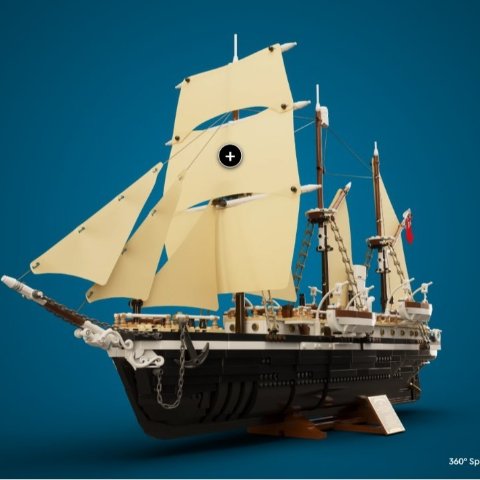 $349.99 黑五上市LEGO官网 年度压轴大作 坚忍号探险船 10335