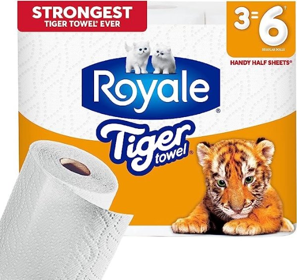 Royale Tiger 强力加厚厨房纸 3卷