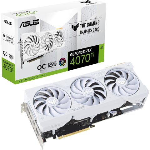 ASUS TUF Gaming RTX 4070 Ti OC 白色版显卡