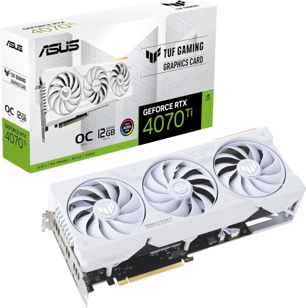 ASUS TUF Gaming RTX 4070 Ti OC 白色版显卡