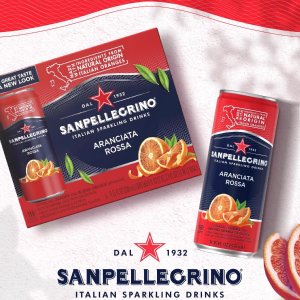 黑五价：SAN PELLEGRINO 血橙果汁气泡饮料 330mlx24罐