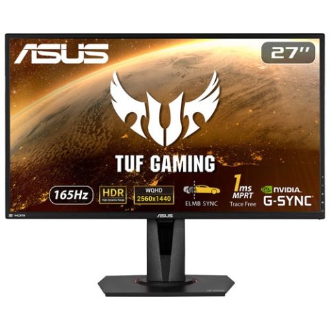 ASUS 27寸1440p 165Hz IPS LED 电竞屏 (VG27AQ)