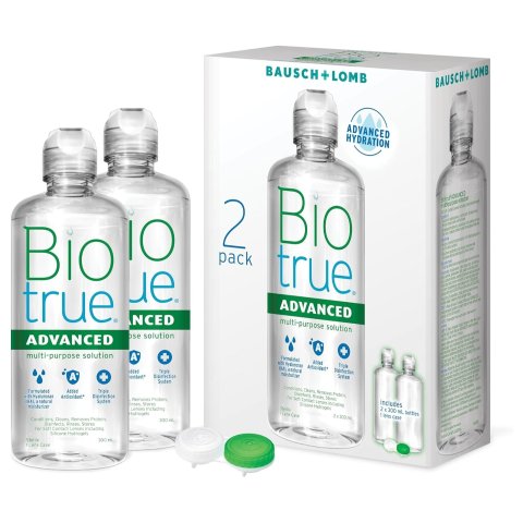 黑五价：Biotrue 升级版隐形眼镜多功能护理液 300ml*2瓶