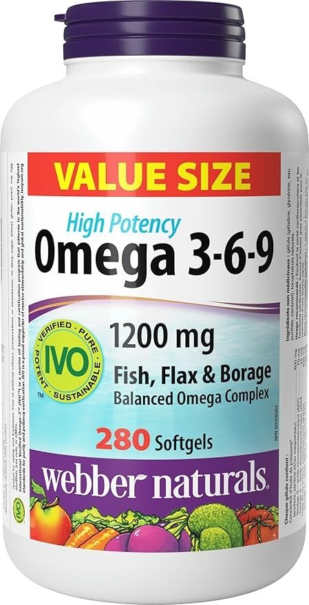 Webber Naturals Omega 鱼油  280粒