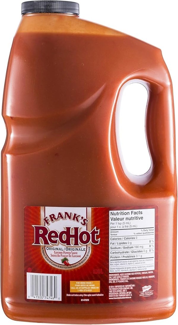 Frank's RedHot 原味辣酱 (3.78L)