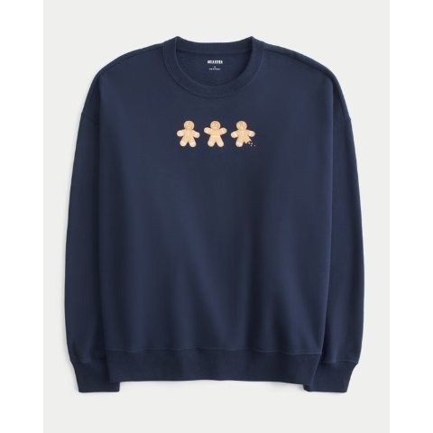 Oversized 姜饼人卫衣