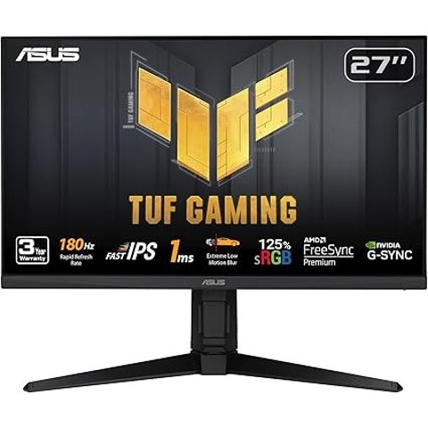 华硕 TUF27 英寸显示器 180Hz，1ms