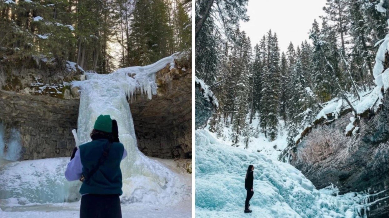 阿尔伯塔冬季游玩好去处 - Johnston Canyon、Maligne Canyon、Troll Falls等！