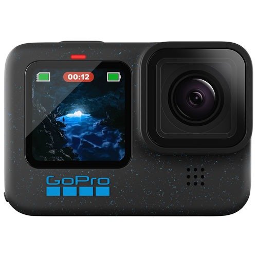 GoPro HERO12 黑色防水 5.3K 运动和头盔相机
