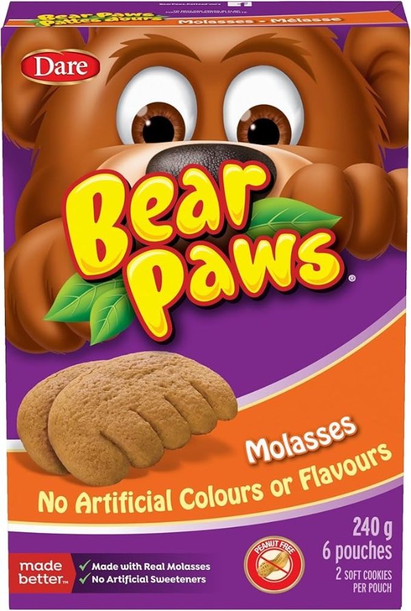 Bear Paws 糖浆饼干 240g