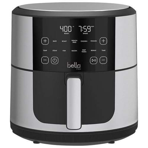 Bella Pro SmartCrisp 数字空气搅拌器 - 7.6L （8Qt）