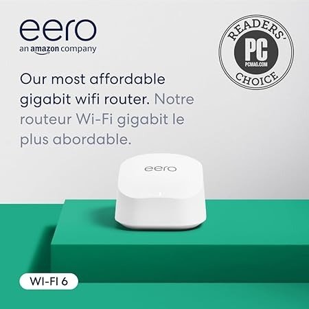  Amazon eero 6+双频 mesh Wi-Fi 6路由器