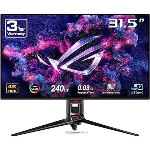 ROG 4K OLED 游戏显示器240Hz, 0.03ms