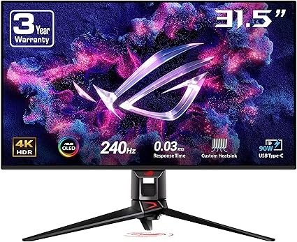 ROG 4K OLED 游戏显示器240Hz, 0.03ms