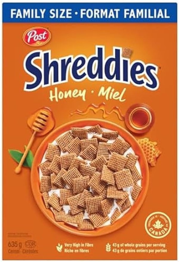 Post Honey Shreddies 麦片 