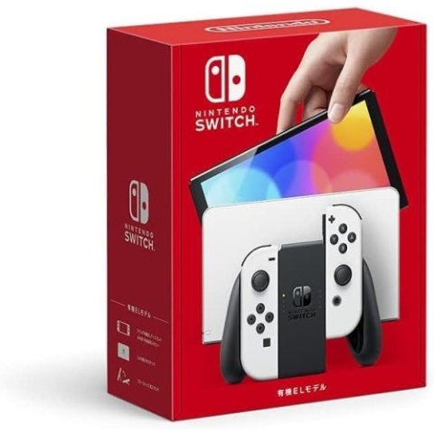 日本版 Nintendo Switch 控制台 - 带白色 Joy-Con 的 OLED 型号