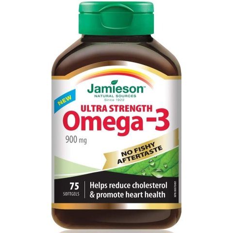 💥史低价💥：Jamieson 健美生 Omega-3 无腥味强效鱼油 75粒