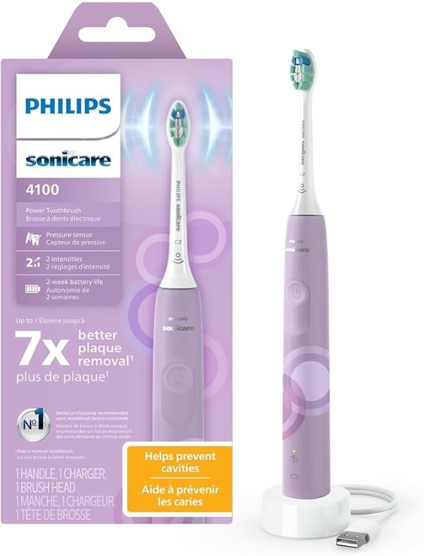 Sonicare 4100 香芋紫电动牙刷