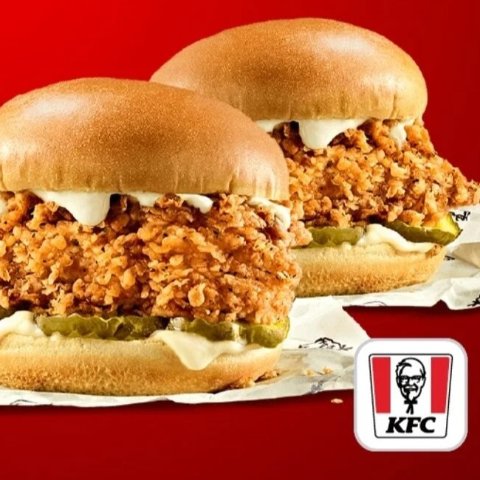 售完即止⚠️戳我看详情>>冲💥KFC 多款汉堡买1送1 今天午饭有着落了！