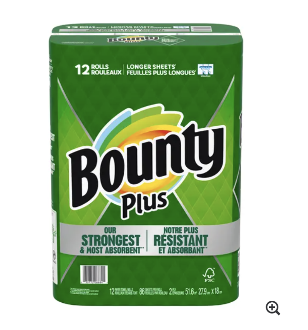 Costco Bounty Plus 纸巾