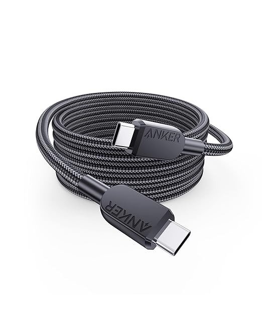 Anker 240W大功率 USB-C数据线 2米长度 2条装 