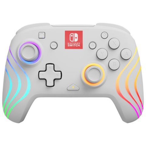 用于 Switch 的 PDP Afterglow Wave RGB 无线控制器 - 白色
