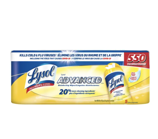 Lysol 高级消毒湿巾