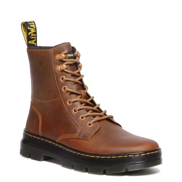 Dr. Martens 男款棕色马丁靴