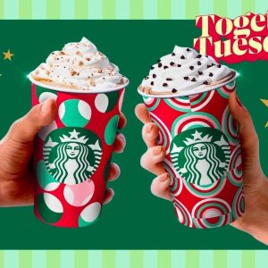 ⚡️仅限今天⚡️：Starbucks 星巴克打卡限定节日饮品