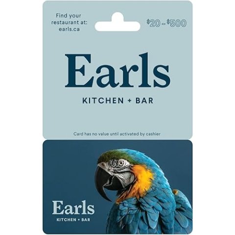 Earls Restaurants 电子卡